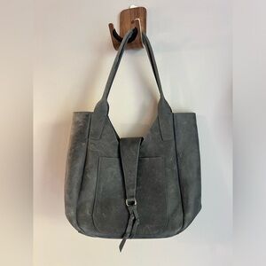 Leather tote